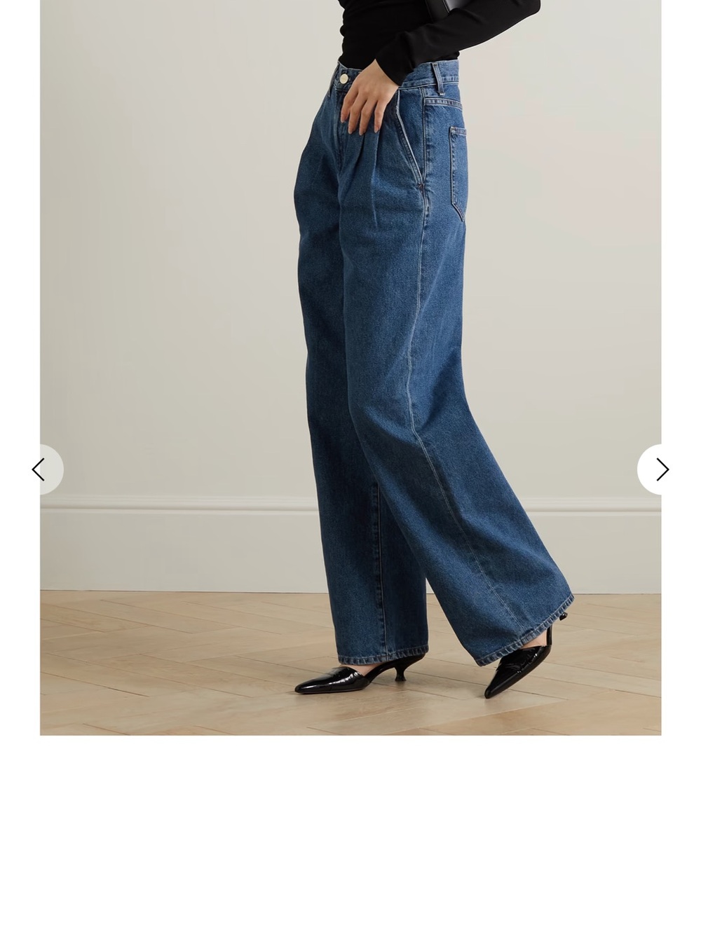 GOLDSIGN The Edgar - Pleated high rise trouser Size 28 NWOT
